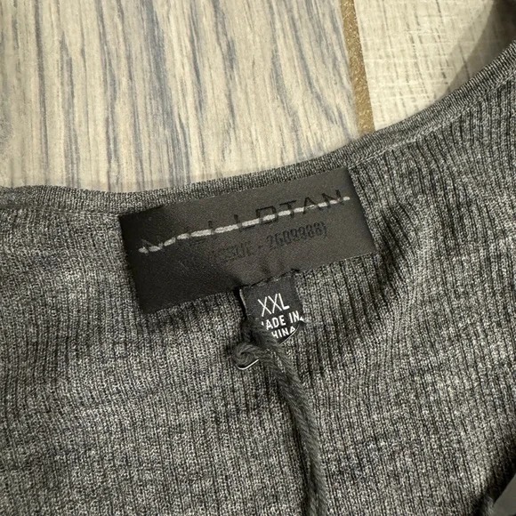 Nili Lotan Men's Gray Gus Silk Tank Top - Picture 3 of 6